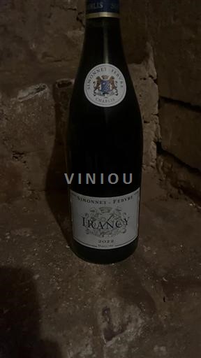 Burgundsko Irancy Simonnet-Febvre 2022