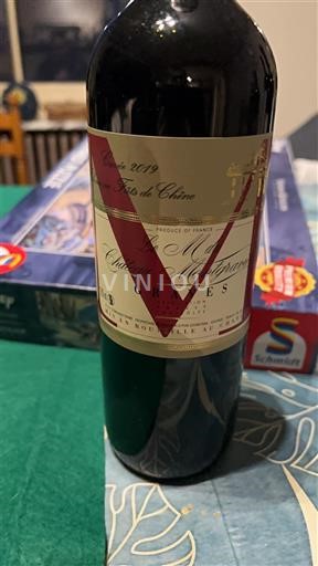 Bordeaux Graves Château Moutin V - Fût de Chêne 2019