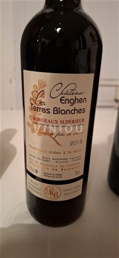 Bordeaux Bordeaux Supérieur Château Les Terres Blanches 2018