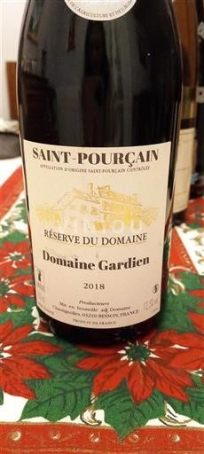 Loire-dalen Saint-Pourçain Domaine Gardien Réserve du Domaine 2018