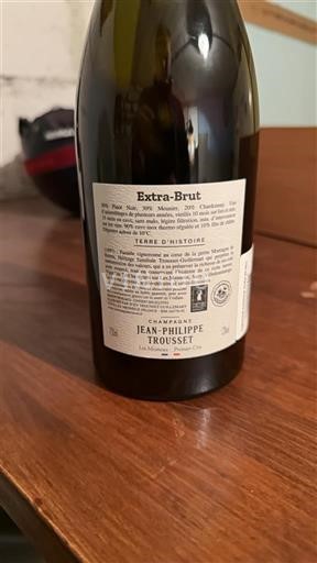 Champagne Jean-Philippe Trousset Terre d'Histoire Niet-geïntegreerd