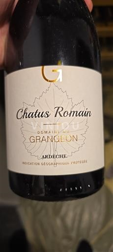 Alpes e regiões Ródano Ardèche Domaine Grangeon Chatus Romain 2016