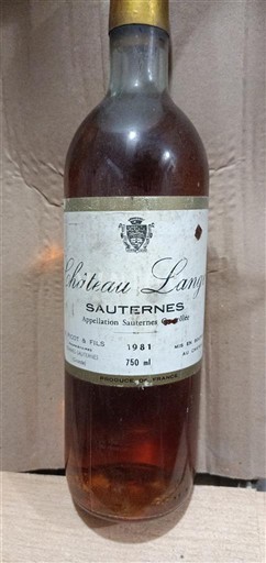 Bordeaux Sauternes Château Lange 1981