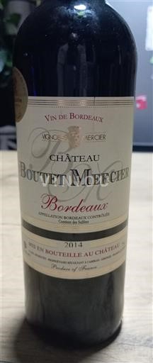 Bordeaux Château Boutet Mercier 2014