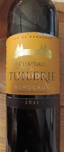 Burdeos Bordeaux Château La Tuilerie 2021