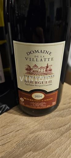 Údolí Loiry Bourgueil Domaine La Villatte Vieilles Vignes 2024