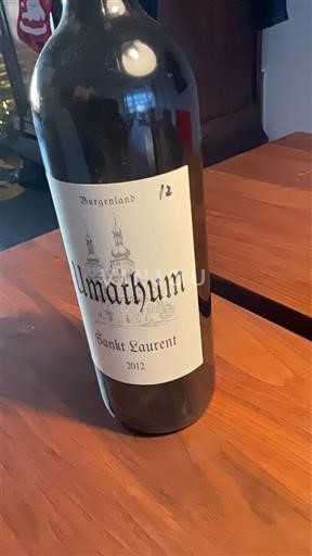 Burgenland Ikke specificeret Umathum Sankt Laurent 2012
