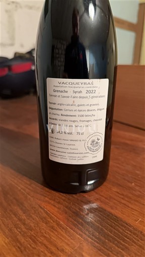 Údolí Rhôny Vacqueyras Saint-Laurent 2022