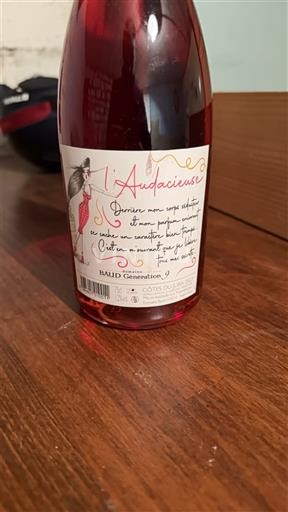 Jura Côtes du Jura Baud Génération 9 L'Audacieuse Senza annata