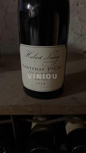 Burgundsko Santenay Premier Cru Domaine Hubert Lamy Clos des Gravières Vieilles Vignes 2018