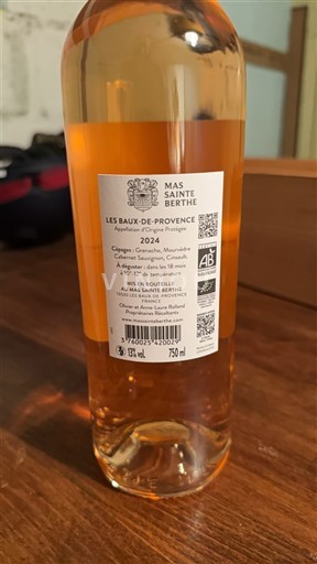 Provence Không được chỉ định Mas Sainte Berthe 2024