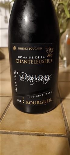Údolí Loiry Bourgueil Domaine La Chanteleuserie Beauvais 2014