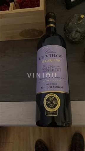 Bordeaux Blaye-côtes-de-bordeaux Château Le Virou Le Carillon Neročník