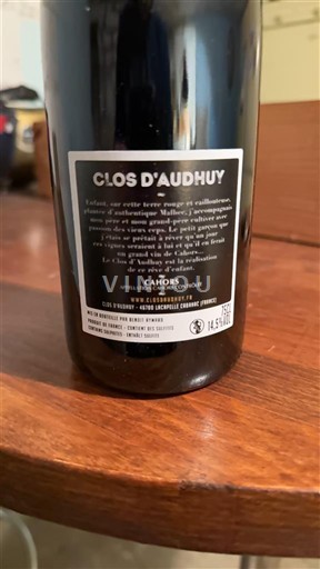 Sudoeste Cahors Clos d'Audhuy 2020