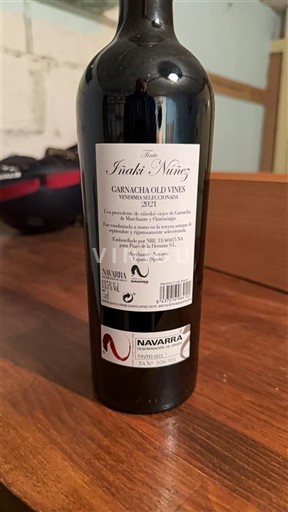 Navarra Iñaki Núñez Garnacha Old Vines 2021