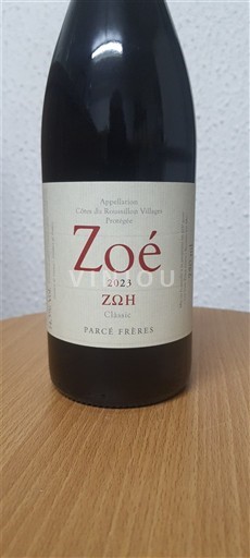 Roussillon Côtes du Roussillon Villages Parcé Frères Zoé Classic 2023