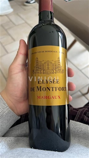 Bordeaux Margaux Elysée de Montfort - Margaux 2019