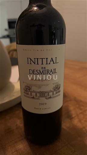 Bordeaux Margaux Château Smirail Initial de Desmirail 2019