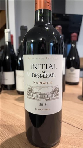 Bordeaux Margaux Château Smirail Initial de Desmirail 2019