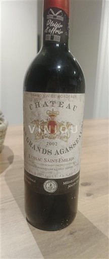 Bordeaux Lussac-saint-émilion Château Grands Agassans 2002