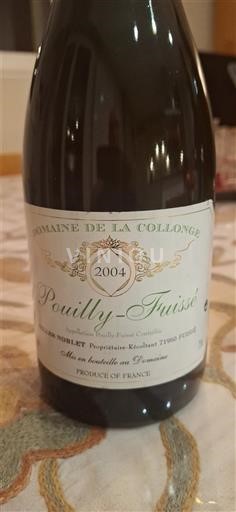 Borgoña Pouilly-fuissé Domaine La Collonge 2004