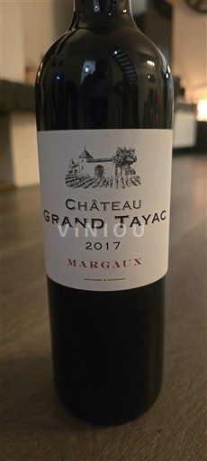 Bordeaux Margaux Château Grand Tayac 2017