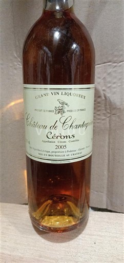 Bordeaux Cérons Château Chantegrive 2005