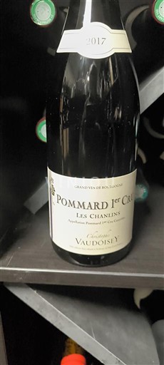 Burgundy Pommard Premier Cru Domaine Vaudoisey Les Chanlins 2017