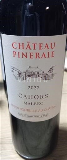 Sudoeste Cahors Château Pineraie Malbec 2022