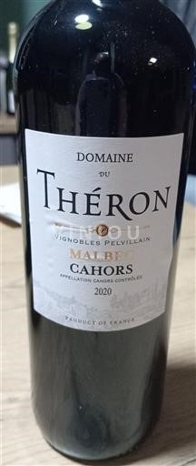 Sudoeste Cahors Domaine Théron Cahors Malbec 2020