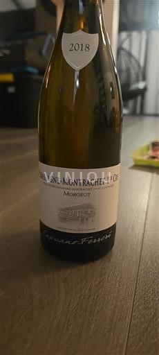 Burgundsko Chassagne-montrachet Premier Cru Domaine Fernand et Laurent Pillot Morgeot 2018