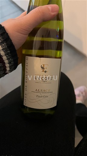 Alsácia Domaine L'École Côte de Rouffach 2018