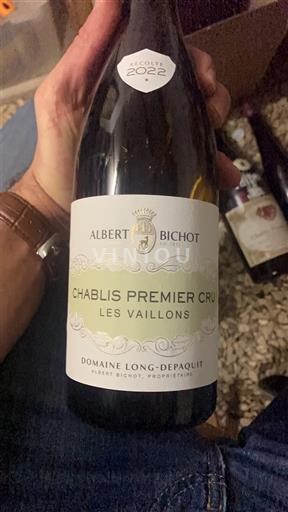 Burgundija Chablis Premier Cru Domaine Albert Bichot - Domaine Long-Depaquit Les Vaillons 2022