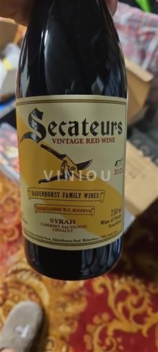 Regione Costiera Swartland Badenhorst Family Wines Secateurs 2025