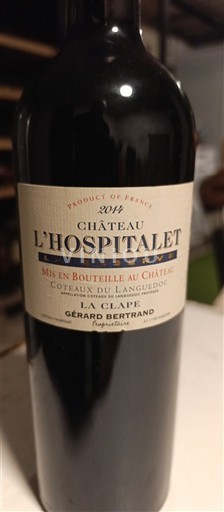 Linguadoca La Clape Château L'Hospitalet 2014