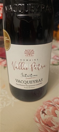 Údolí Rhôny Vacqueyras Domaine Vallis Petra Intuition Neročník
