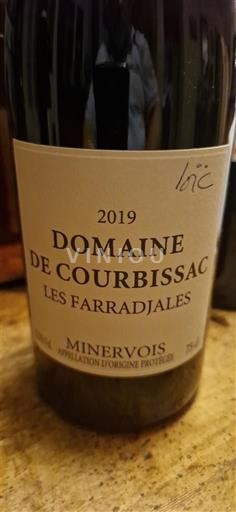 Langvedok Minervois Domaine Courbissac Les Farradjales 2019