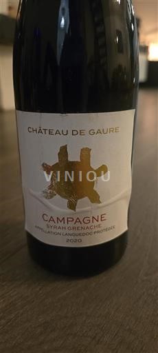 Languedoc Château Gaure Campagne 2020