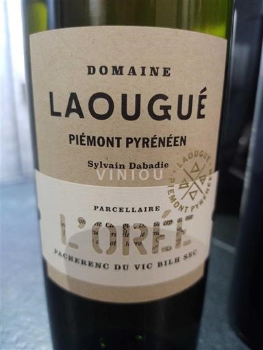 Tây Nam Pacherenc-du-vic-bilh Domaine Laougé Parcellaire L'Orée 2023