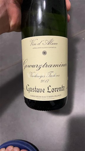 Alsace Vendanges Tardives Gustave Lorentz Gewurztraminer Vendanges Tardives 2017