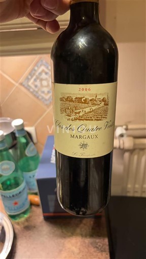 Bordeaux Margaux Clos des Quatre Vents 2006