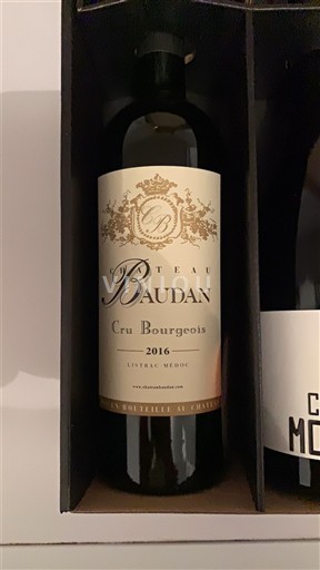 Bordeaux Listrac-Médoc Cru Bourgeois Château Baudan 2016