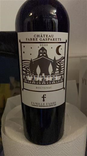 Langvedok Corbières-boutenac Château Fabre Gasparets 2020