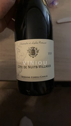 Burgundsko Côte de nuits villages Domaine Cornu-Camus 2023