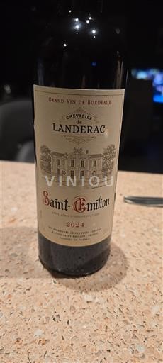 Bordeaux Saint-Émilion Chevalier de Landerac 2024