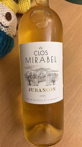 Sudoeste Jurançon Clos Mirabel 2021