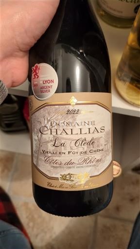 Alpes và các vùng Rhodanien Coteaux de l'Ardèche Domaine Challias La Clède 2022