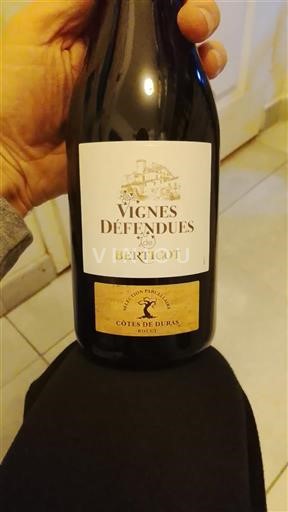 Tây Nam Côtes-de-duras Berticot Vignes Défendues Không niên vụ