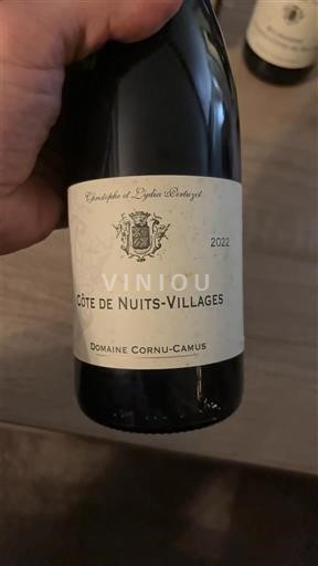 Burgundsko Côte de nuits villages Domaine Cornu-Camus 2022