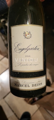 Alsácia Domaine Marcel Deiss Engelgarten 2016